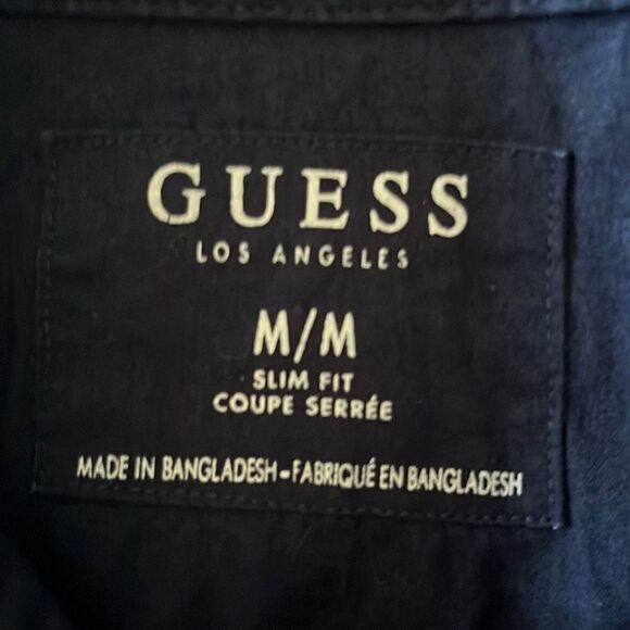 Guess Slim Fit Floral Button Down Tagged M Fits Small - Picture 4 of 9